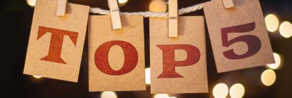 Die 5 beliebtesten Blogbeiträge 2017