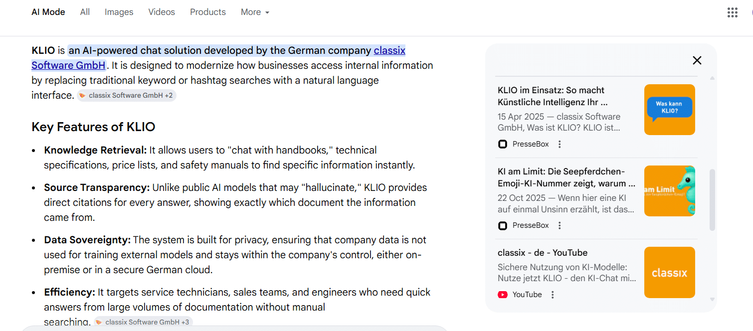 PresseBox Story im AI Mode